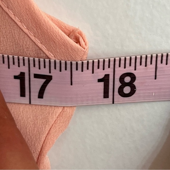 Women’s Candy Rose Peach Tank Top With White Lace Trim Size Small - Picture 6 of 10